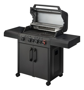 Mr. Gardener Gasgrill New York Pro, 4 Brenner, Sear-Brenner, matt graphit, 8748